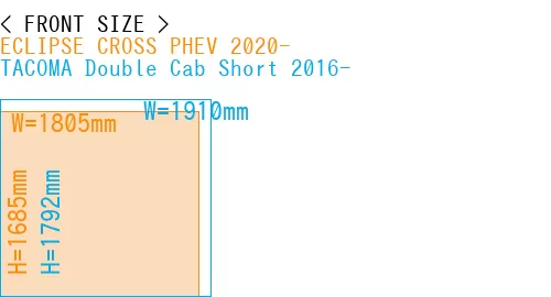 #ECLIPSE CROSS PHEV 2020- + TACOMA Double Cab Short 2016-